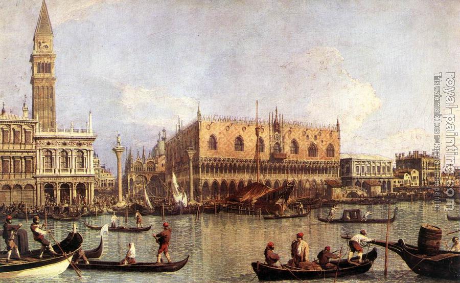 Canaletto : Palazzo Ducale and the Piazza di San Marco